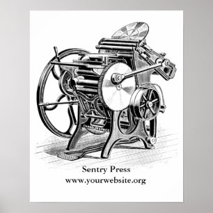 Póster Poster de letras Chandler & Price