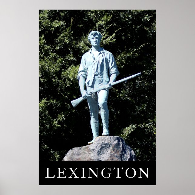 Póster Poster de Lexington Minuteman (Frente)