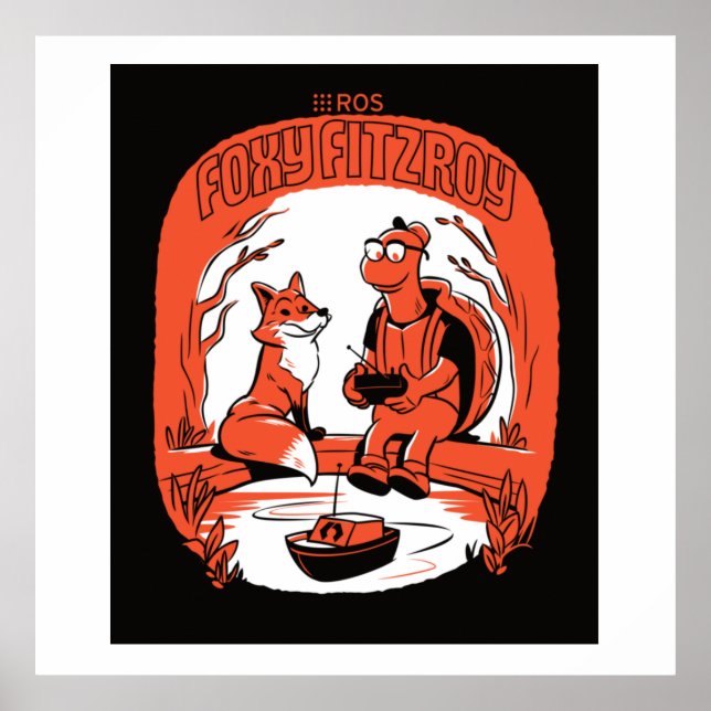 Póster POSTER de liberación de ROS Foxy Fitzroy (Frente)