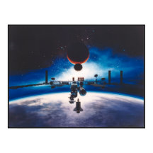 Poster de Libertad de Estación Espacial