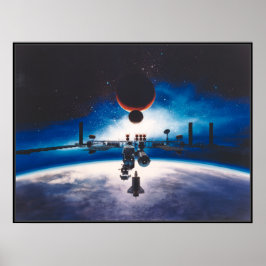 Póster Poster de Libertad de Estación Espacial