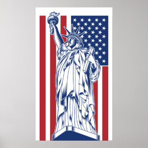 Póster POSTER de Libertad de Estados Unidos