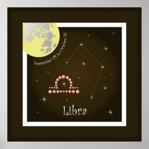 Póster Poster de Libra del 24 al 23 de octubre