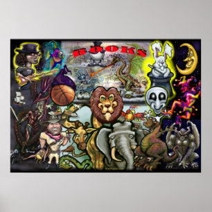 Póster Poster de libros