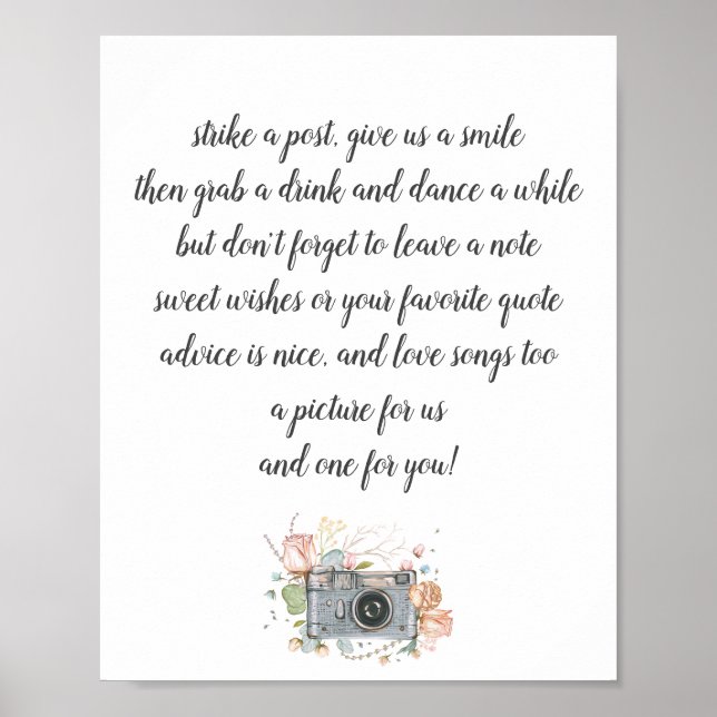 Póster poster de libros de bodas (Frente)