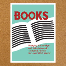Poster de libros y lectura