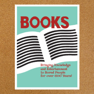 Póster Poster de libros y lectura