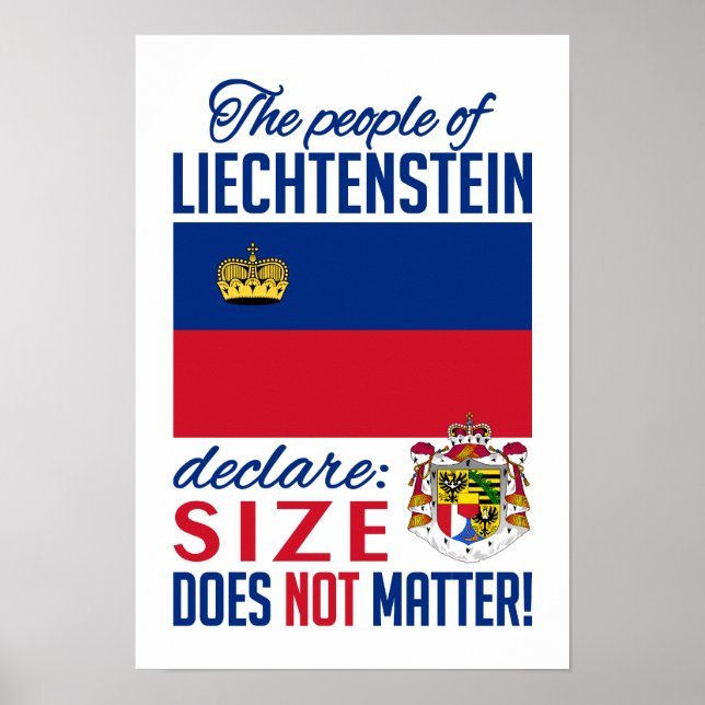Póster Poster de Liechtenstein (Frente)