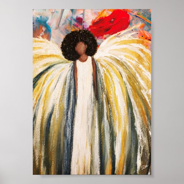 Póster Poster de lienzo Guardian Angel Premium (5x7) (Frente)