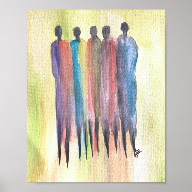 Póster Poster de lienzo KINGSMEN Premium (8x10) (Frente)