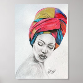 Póster POSTER de lienzo premium QUEENIFICENT (5x7)