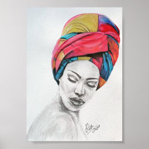 Póster POSTER de lienzo premium QUEENIFICENT (5x7)