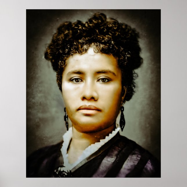Póster Poster de Lili'uokalani 1880 (Frente)