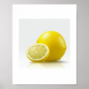Póster Poster de limones de Wall Art