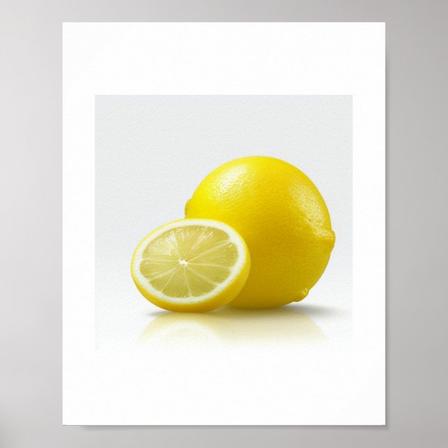 Póster Poster de limones de Wall Art (Frente)