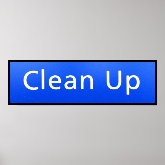 Póster Poster DE LIMPIEZA (Frente)