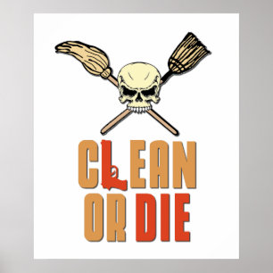 Póster Poster De Limpieza O Muerte