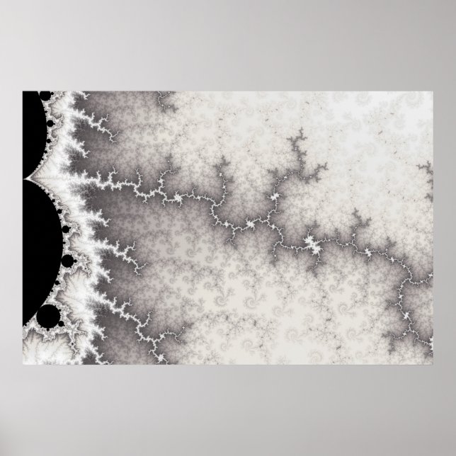 Póster Poster de línea de falla de plata (Frente)