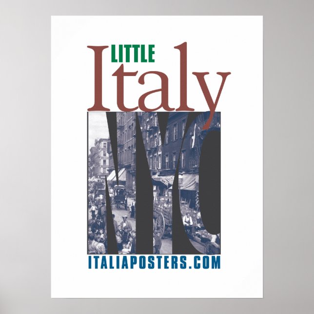 Póster Poster de Little Italy New York (Frente)