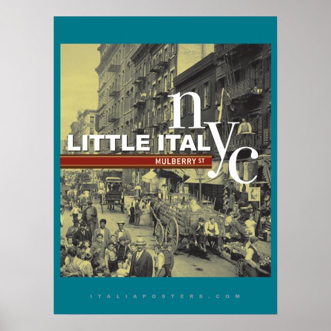 Póster Poster de Little Italy New York City (Frente)