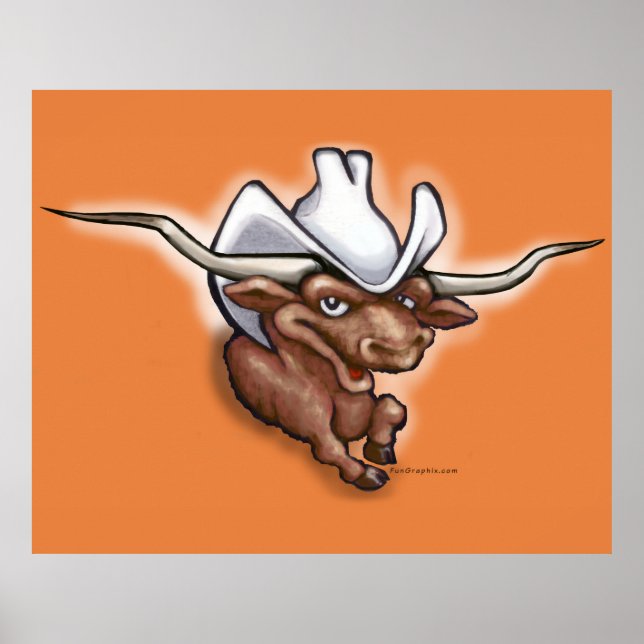 Póster Poster de Little Longhorn (Frente)
