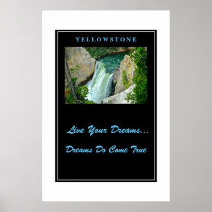 Póster Poster de Live Your Dreams Yellowstone