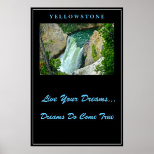 Póster Poster de Live Your Dreams Yellowstone