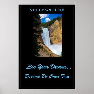 Póster Poster de Live Your Dreams Yellowstone