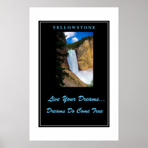 Póster Poster de Live Your Dreams Yellowstone