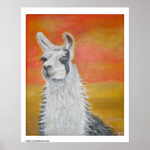 Póster Poster de Llama