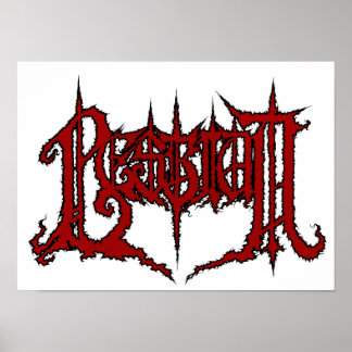 Póster Poster de logotipos de lesbianas