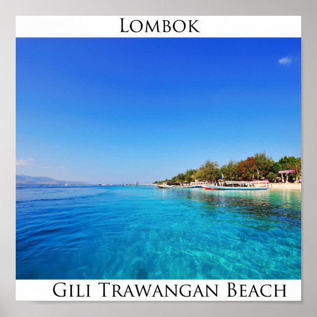 Póster Poster de Lombok (Frente)