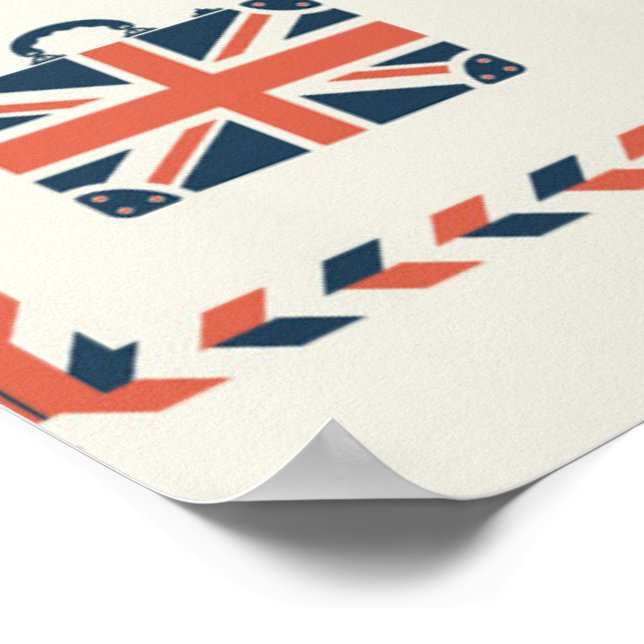 Póster Poster de London Post (Esquina)