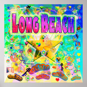 Póster Poster de Long Beach Epoch Hour