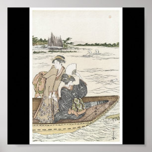 Póster Poster de los 1780's de pintura japoneses de la C.