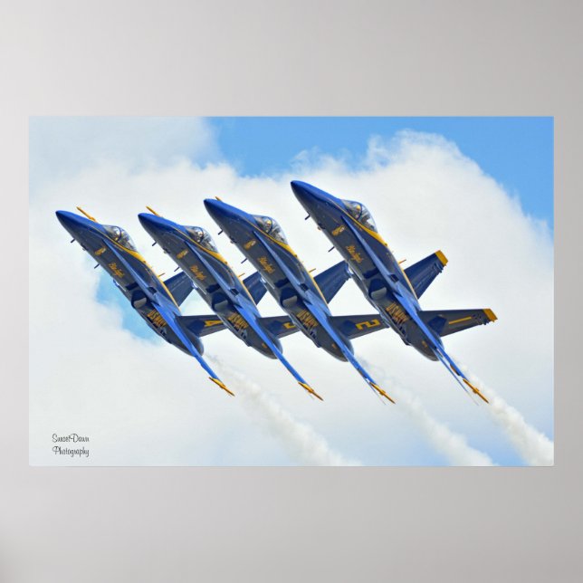 Póster Poster de los ángeles azules (Frente)