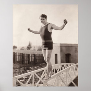 Póster Poster de los bañadores del vintage - 1780087-1