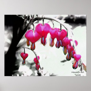 Póster Poster de los corazones sangrantes