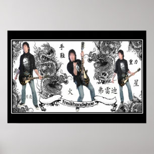 Póster Poster de los dragones y de las canciones de Fredi