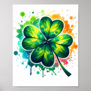 Póster Poster de los enamorados del Día de San Patricio