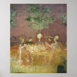 Póster Poster De Los Futbolistas De Tarocchi