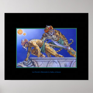 Póster Poster de los guerreros del gato