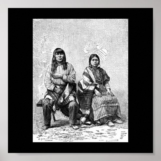 Póster Poster de los Indios Americanos (Frente)