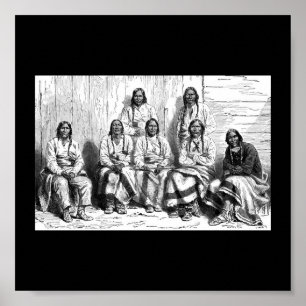 Póster Poster de los Indios Americanos