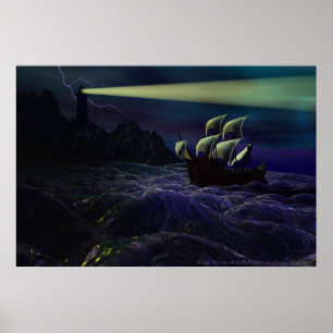 Póster Poster De Los Mares Duros Por Michelle Wilder