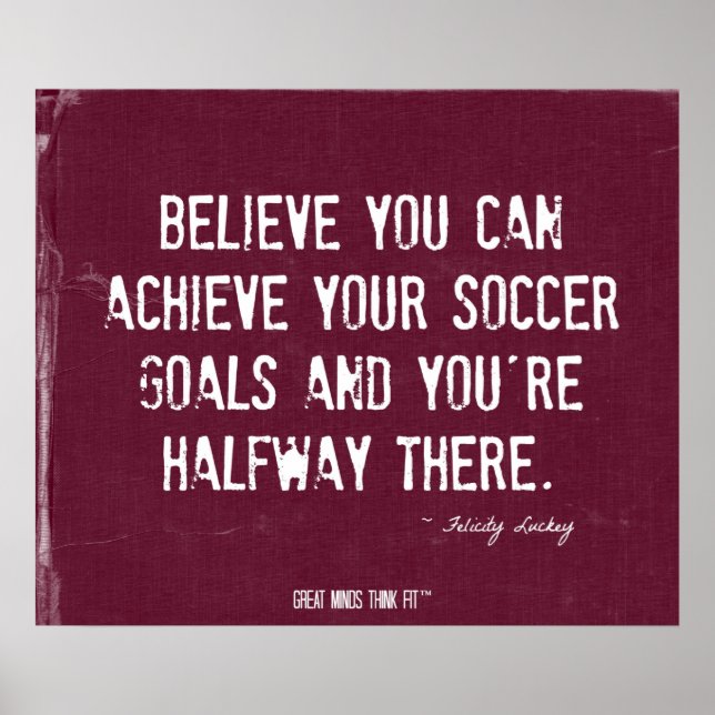 Póster Poster de los objetivos de fútbol en el desminado  (Frente)