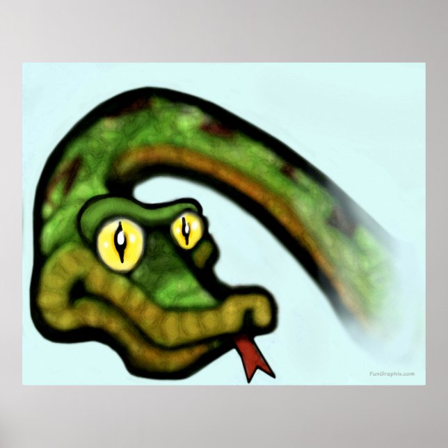 Póster Poster de los ojos de serpiente (Frente)