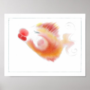 Póster Poster de los pescados de la fantasía: Blenda