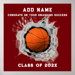 Póster Poster de los Premios de Graduación Senior de Balo