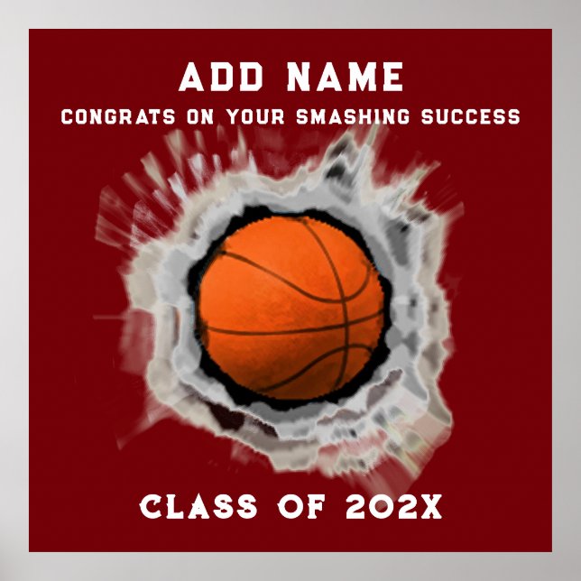 Póster Poster de los Premios de Graduación Senior de Balo (Frente)